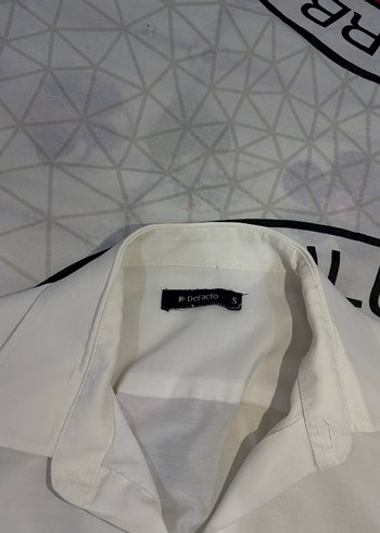 Beyaz Klasik Uzun Kollu Keten Gömlek - Görsel 2