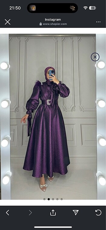 FEVLALE - VANESSA BROKAR ABİYE MOR