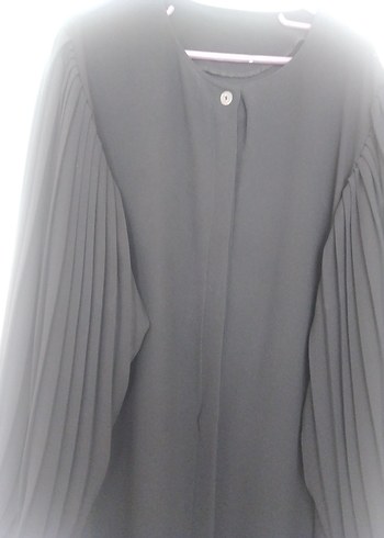 Piliseli Siyah ferace - Görsel 3