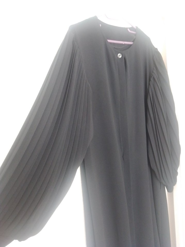 Piliseli Siyah ferace - Görsel 2