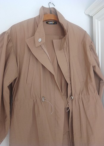 Bej Uzun Bol Keten Etek takım - Görsel 5