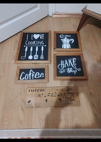 Ahşap Çerçeveli Mutfak Dekor Panoları - Görsel 2