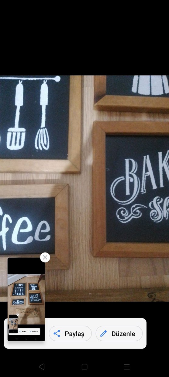 Ahşap Çerçeveli Mutfak Dekor Panoları - Görsel 3