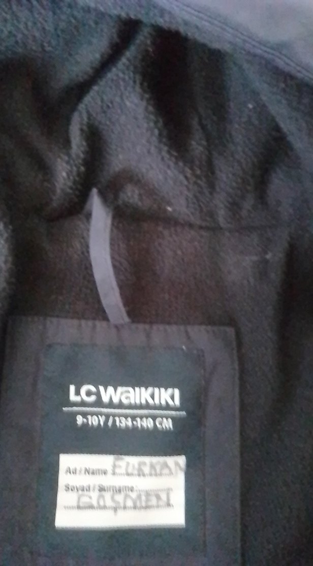 Kapüşonlu Koyu Mavi Erkek Çocuk Mont - Görsel 2