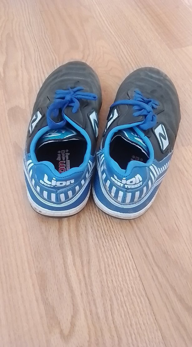 Lacivert Erkek cocuk Futbol Ayakkabısı Velcro Bağcıklı - Görsel 2