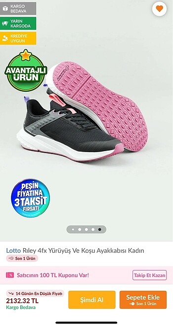 38 Beden Lotto sneaker