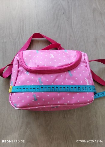 Pembe Puantiyeli Termo Beslenme Çantası - Görsel 3