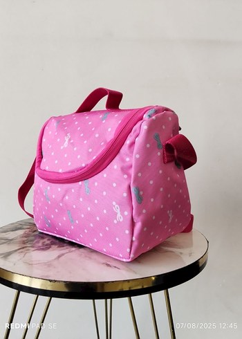 Pembe Puantiyeli Termo Beslenme Çantası - Görsel 5
