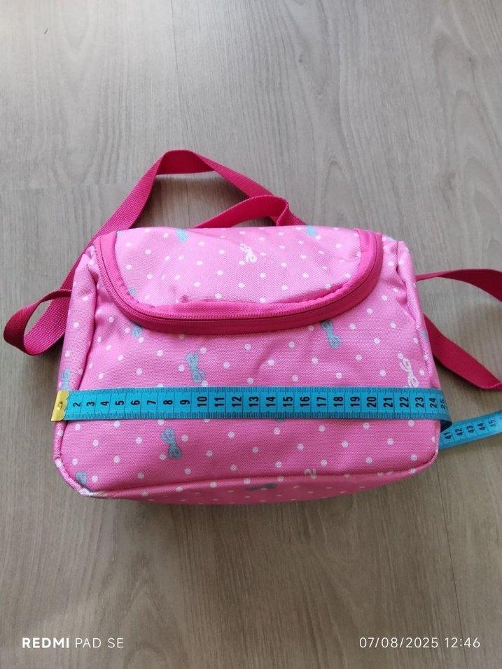 Pembe Puantiyeli Termo Beslenme Çantası - Görsel 3