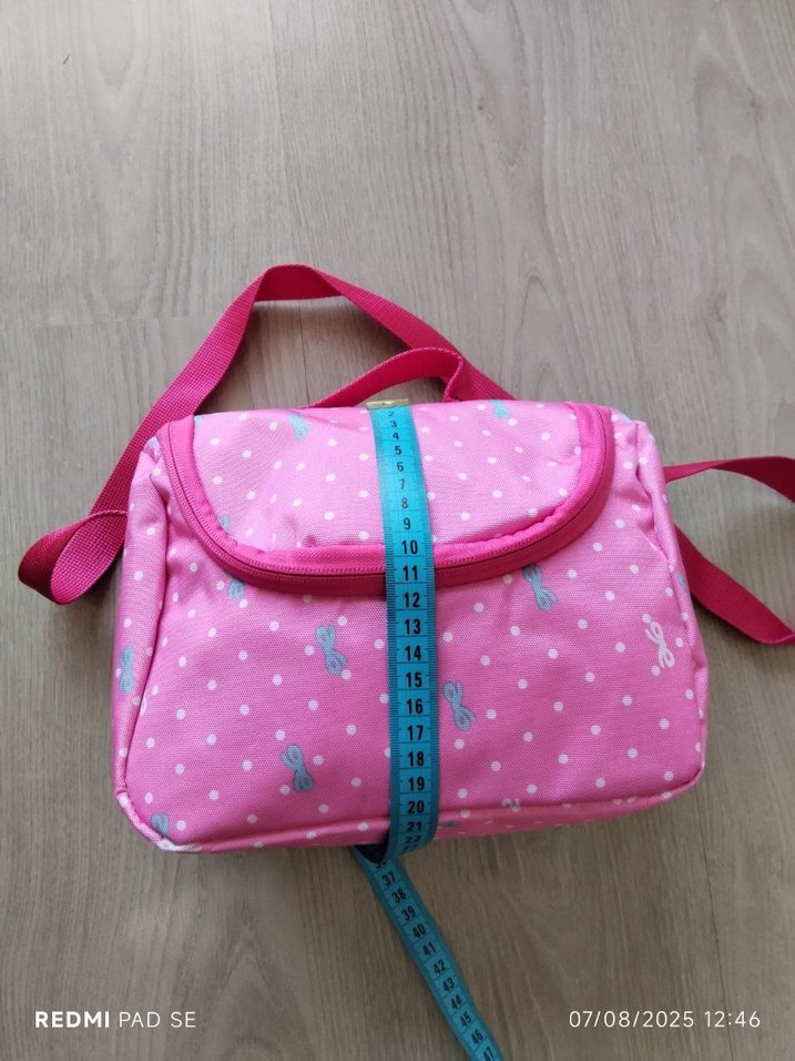 Pembe Puantiyeli Termo Beslenme Çantası - Görsel 4