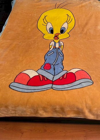 Renkli Tweety Peluş Battaniye
