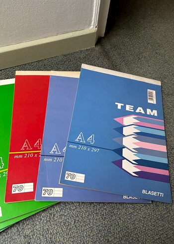 Blasetti Team A4 Defterler 210x297 mm - Görsel 3