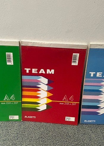 Blasetti Team A4 Defterler 210x297 mm - Görsel 5