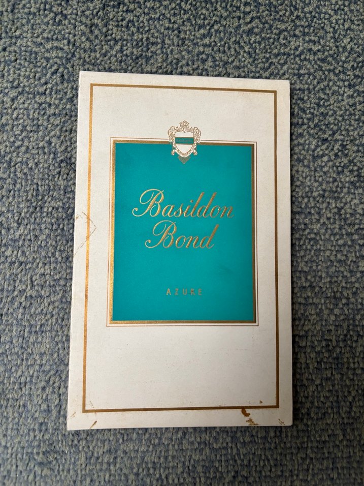Basildon Bond Azure Writing Pad - Görsel 2