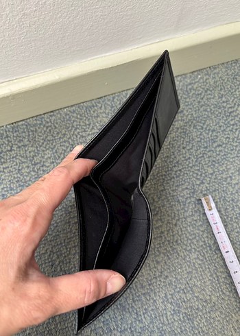 Klasik erkek deri siyah cüzdan - Görsel 3