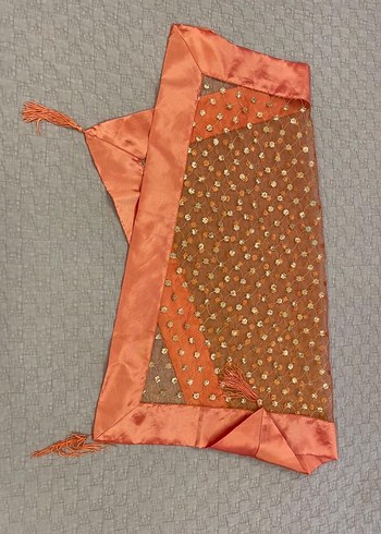 Turuncu Dekoratif örtü - Görsel 5