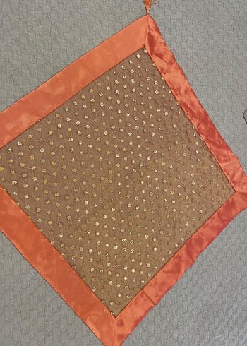 Turuncu Dekoratif örtü - Görsel 2