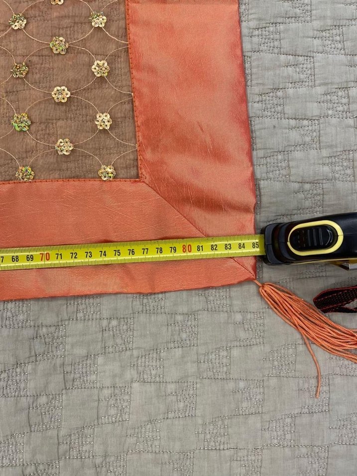 Turuncu  Dekoratif örtü - Görsel 4