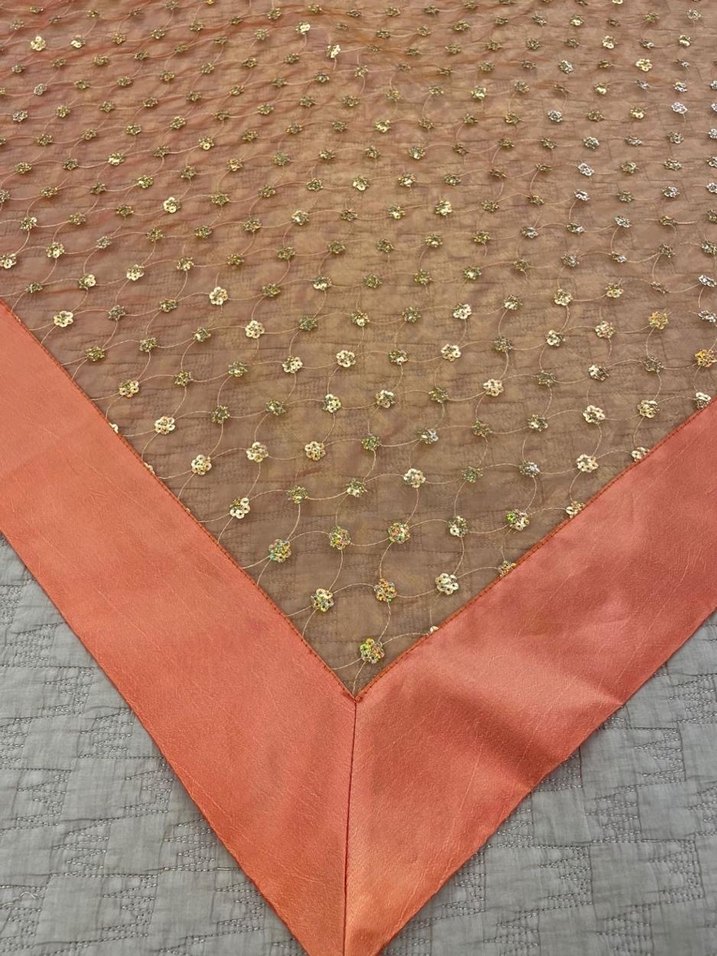 Turuncu  Dekoratif örtü - Görsel 3