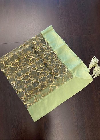 Yeşil Dekoratif örtü - Görsel 2