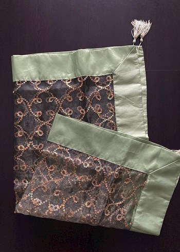 Yeşil Dekoratif örtü - Görsel 5