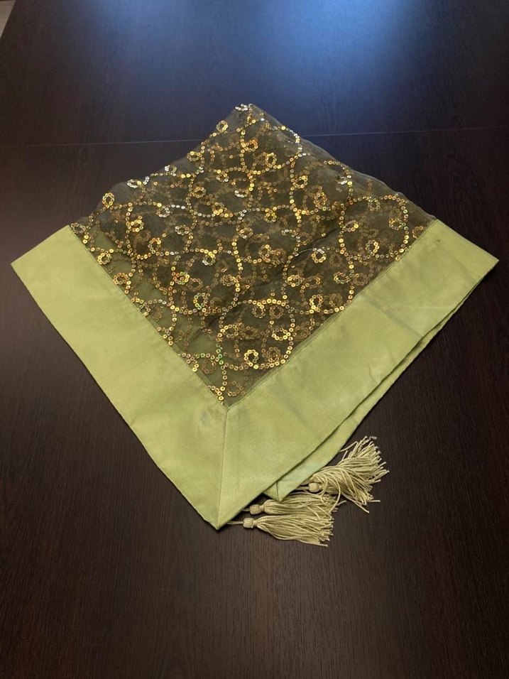 Yeşil Dekoratif örtü - Görsel 3