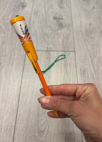 Turuncu Kurşun Kalem Boyun Askılı - Görsel 7