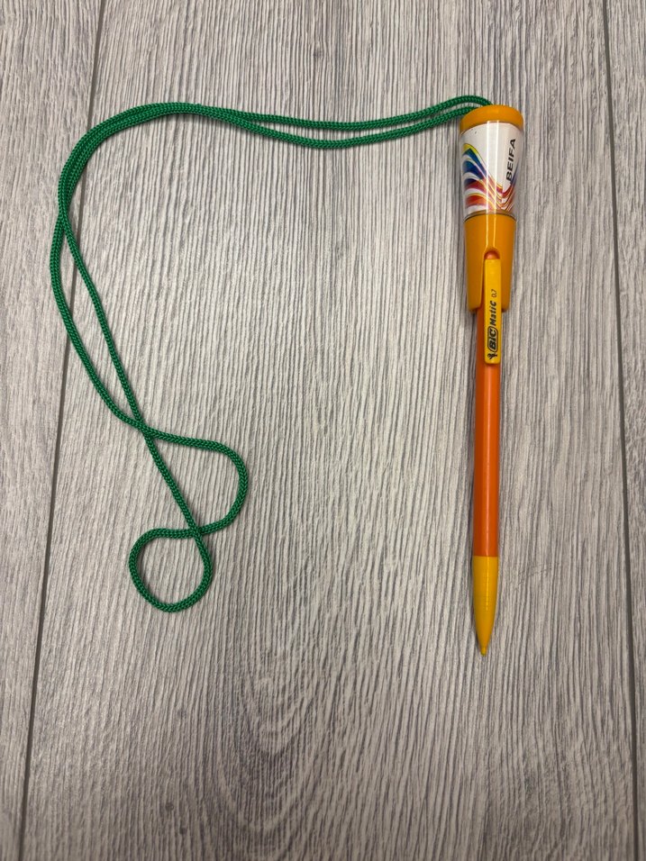 Turuncu Kurşun Kalem Boyun Askılı - Görsel 5
