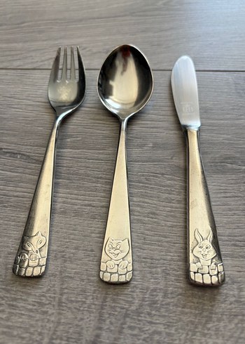 1980 Bruckmaan çatak bıçak kaşık set - Görsel 3