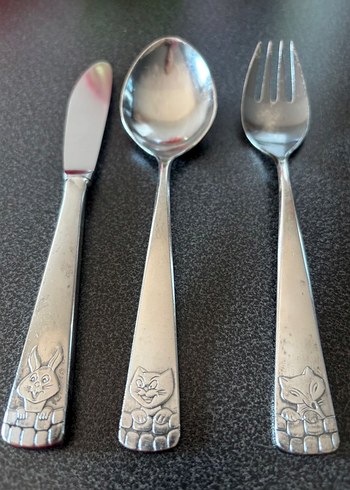 1980 Bruckmaan çatak bıçak kaşık set - Görsel 7