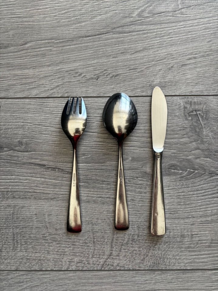 1980 Bruckmaan çatak bıçak kaşık set - Görsel 5