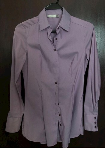 Koton Gömlek Lila - Görsel 6