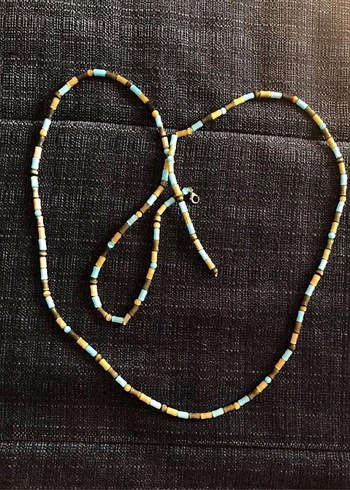 Belden boncuk kemerli tunik - Görsel 8