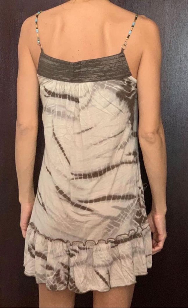 Belden boncuk kemerli tunik - Görsel 2