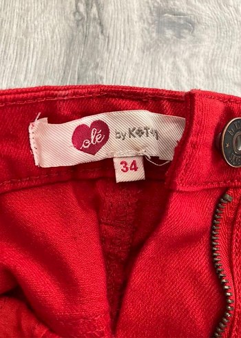 Koton Kırmızı Etek - Görsel 2