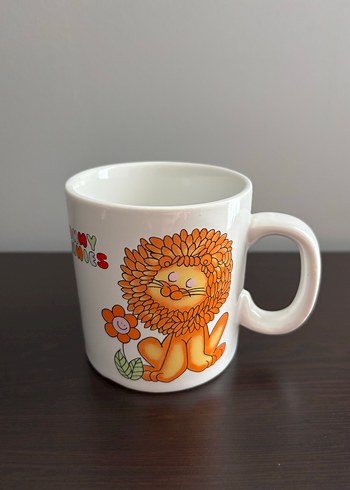 Aslan Desenli Renkli Kupa - Görsel 13