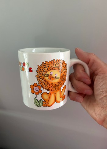 Aslan Desenli Renkli Kupa - Görsel 2