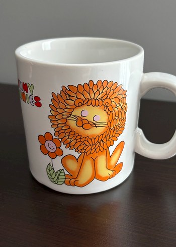 Aslan Desenli Renkli Kupa - Görsel 4