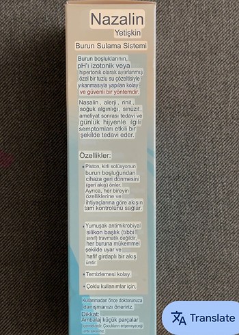 Nasaline Adult Burun Temizleme Seti - Görsel 4