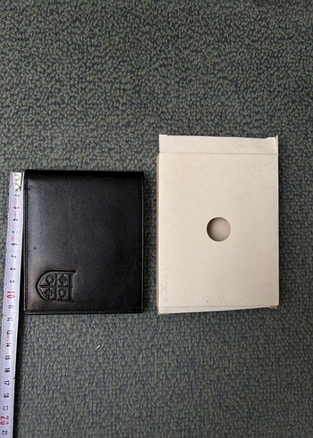 Düz Siyah Deri Erkek Cüzdanı - Görsel 4