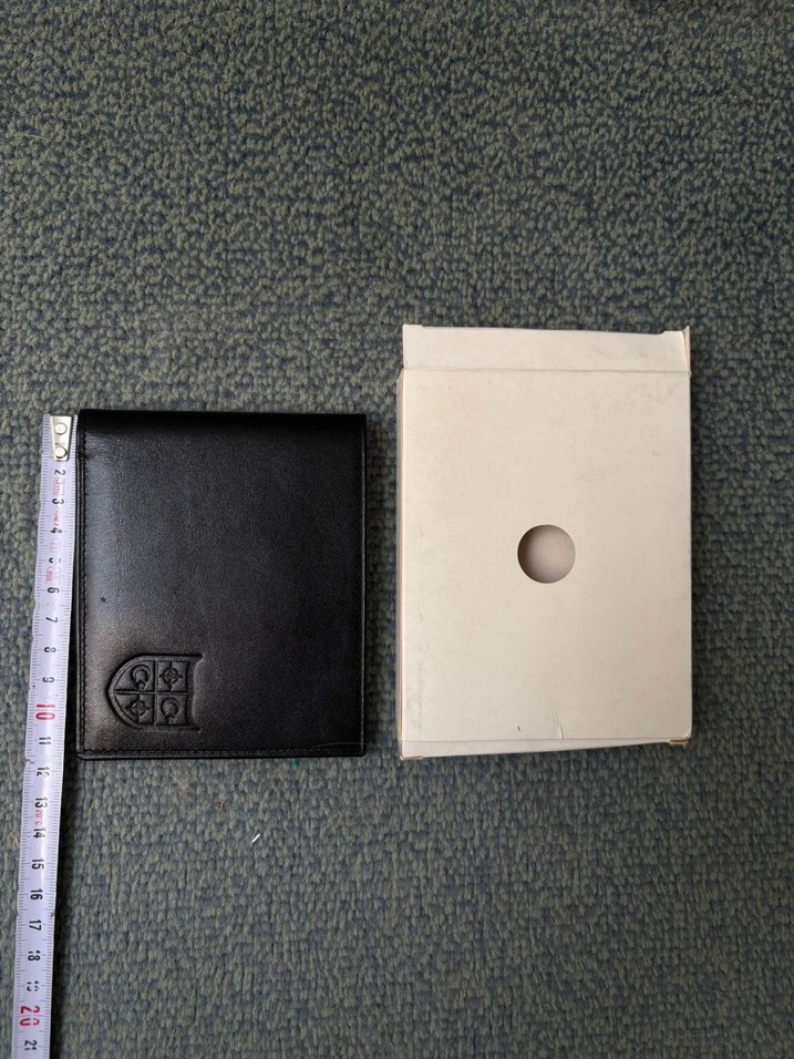 Düz Siyah Deri Erkek Cüzdanı - Görsel 4