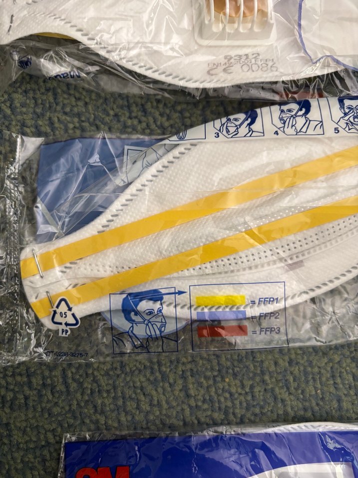 3M Koruyucu Maske 4 Adet - Görsel 2