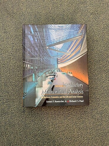 İngilizce matematik analizlerine giriş