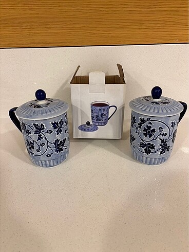 Madame Coco Rêve Kapaklı Porselen Kupa / Mug