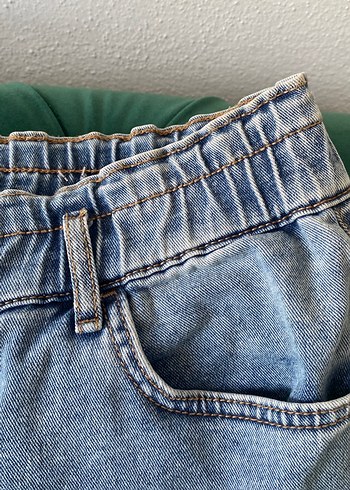 48 Beden Düğmeli LCW Denim Midi Şort
