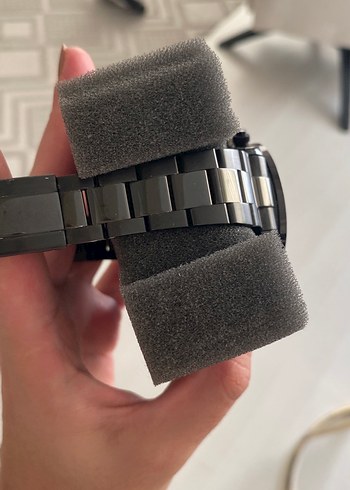 Rolex Siyah Klasik Erkek Biker Saat