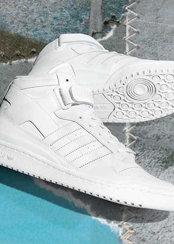 Nike Adidas Beyaz Deri Sneaker