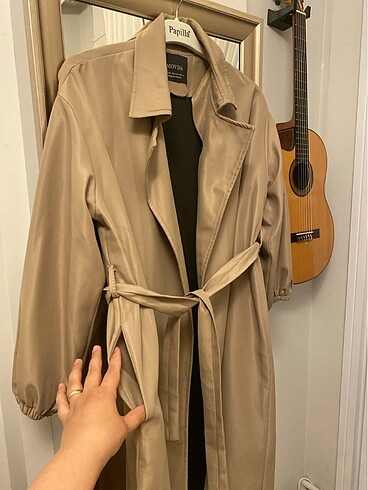 xxl Beden camel Renk Trençkot