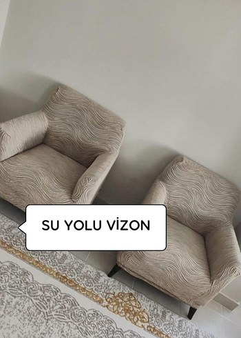 Modern Koltuk Örtüsü - Görsel 2