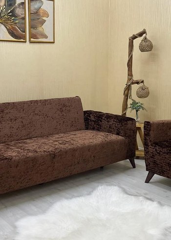 Kadife Modern Kanepe Örtüsü - Görsel 9
